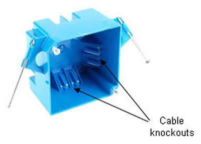 should i use plastic or metal electrical boxes|wiring plastic electrical box knockouts.